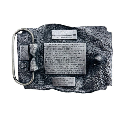 ELLENSBURG RODEO BELT BUCKLE 1993