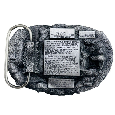 ELLENSBURG RODEO BELT BUCKLE 1997