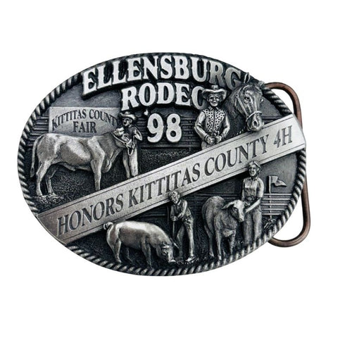 ELLENSBURG RODEO BELT BUCKLE 1998