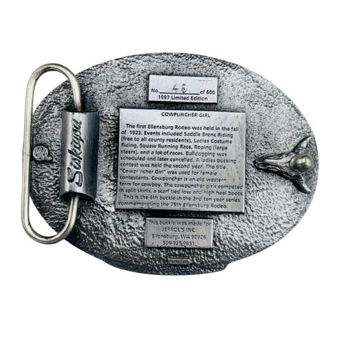 ELLENSBURG RODEO BELT BUCKLE 1999