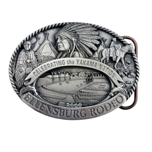ELLENSBURG RODEO BELT BUCKLE 2000