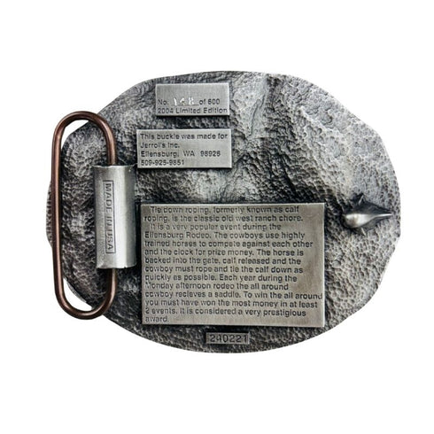 ELLENSBURG RODEO BELT BUCKLE 2004