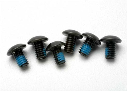 TRAXXAS 3939 BUTTON HEAD SCREWS (6) 4 X 6-MM (4X6MM) 1/10 E-REVO TRA3939