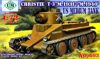 Christie T-3 1931/1940 Us Tank