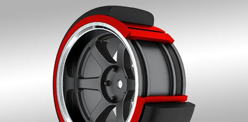 BLACK 4-TEC 2025 FORD MUSTANG DRIFT RC - 105237-4-BLK