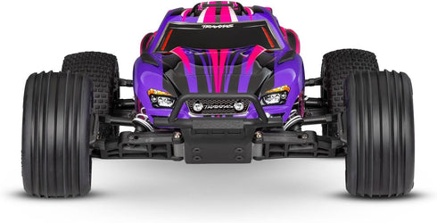 TRAXXAS RUSTLER 2WD STADIUM TRUCK HD W/USB-C (1/10) - 37254-4-PINK