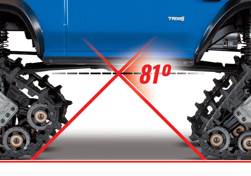 BLUE TRX-4 EQUIPPED WITH TRAXX - (1/10) 82234-4-BLUE