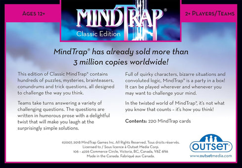 MINDTRAP: CLASSIC EDITION - OUTSET MEDIA