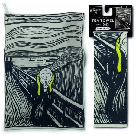 THE AFTER DINNER SCREAM TEA TOWEL