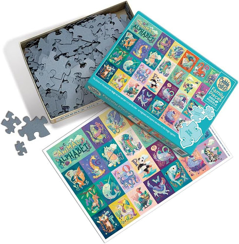 ANIMAL ALPHABET 350 FAMILY PIECES PUZZLE - BETTS. ANNIE