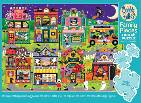 BOO TOWN 350 FAMILY PIECES PUZZLE - WAN. LIV