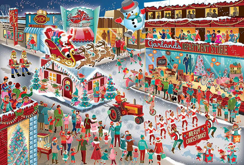 SANTA'S PARADE 2000 PIECE JIGSAW PUZZLE - DEMPSEY. DIANE