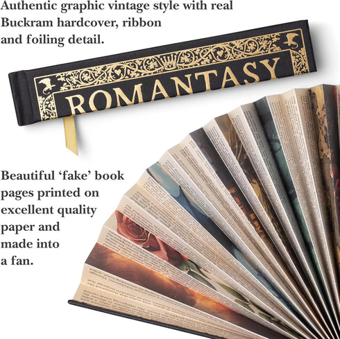 ROMANTASY BOOK FAN (BLACK) - IF USA