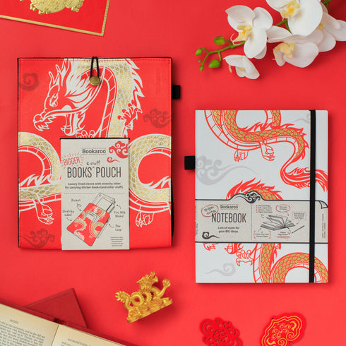 WARRIOR DRAGON A5 BOOKAROO NOTEBOOK - IF USA