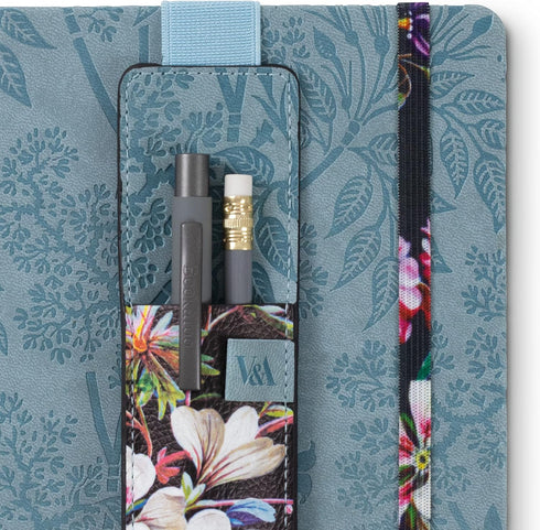 DARK FLORAL BOOKAROO PEN POUCH - IF USA