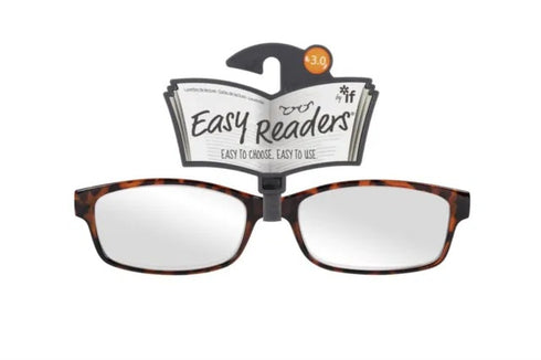 CLASSIC TORTOISESHELL +3.0 READING GLASSES - IF USA
