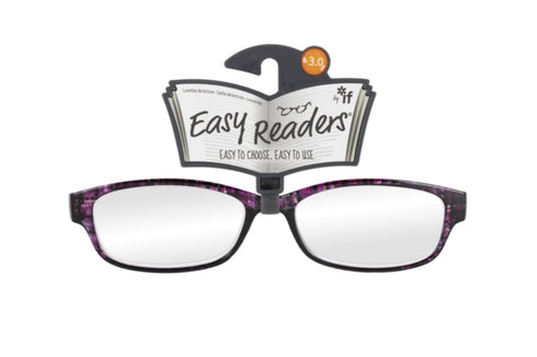 CLASSIC PURPLE +3.0 READING GLASSES - IF USA