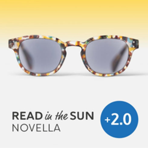 NOVELLA +2.0 READ IN THE SUN READING GLASSES - IF USA