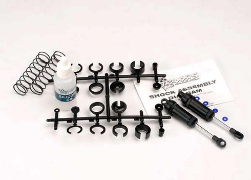 LONG BLACK FRONT ULTRA SHOCKS WITH SPRINGS (2) 3760