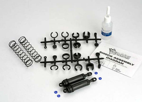 XX-LONG BLACK FRONT ULTRA SHOCKS WITH SPRINGS (2) 3762