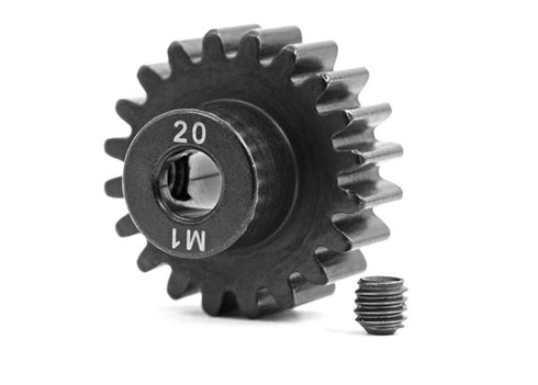 20-TOOTH MACHINED PINION GEAR (1.0 MOD) 5MM BORE 6494R