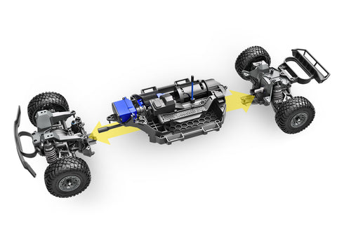 (IN-STORE PICKUP ONLY) MINI SLASH 4X4 GREEN/BLUE (BATTERY & CHARGER INCLUDED)