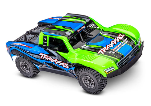 (IN-STORE PICKUP ONLY) MINI SLASH 4X4 GREEN/BLUE (BATTERY & CHARGER INCLUDED)