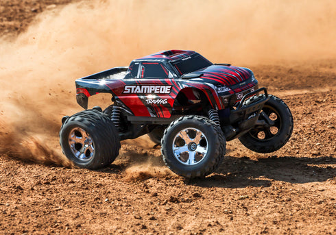 STAMPEDE 2WD HD RED W/ BATTERY (1/10) - 36254-8-RED