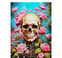 GARDEN SKELETON 1000 PIECE JIGSAW PUZZLE - ENJOY