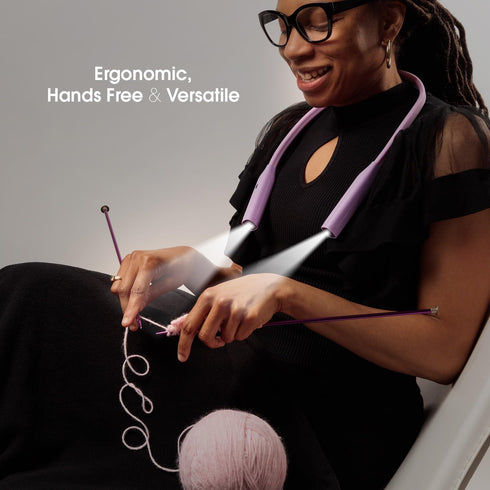 ATLAS RECHARGABLE NECK LIGHT LAVENDER