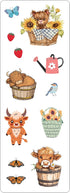 HIGHLAND COWS STICKERS