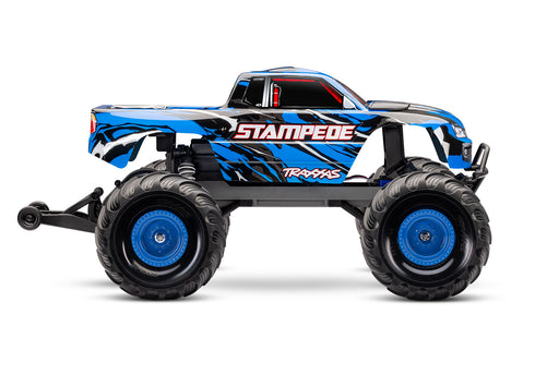 BLUE STAMPEDE 2WD XL-5 W/ BATTERY & CHARGER (1/10) - 36254-8-BLUEX