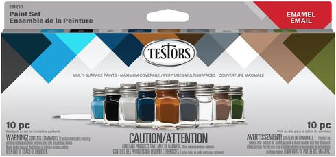 Camo Flat Enamel Paint Set (9) Testors