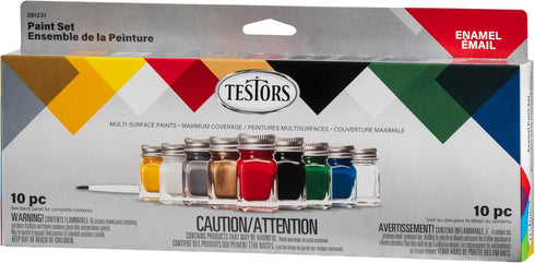 All Purpose Enamel Paint Set (9) Testors