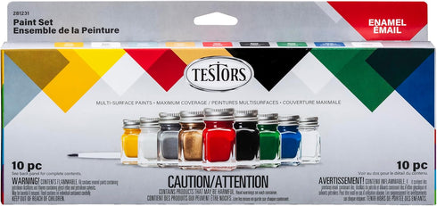 All Purpose Enamel Paint Set (9) Testors