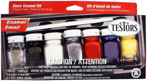 Household Colors Enamel Kit (6) Testors