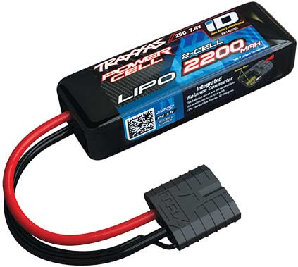 2200MAH 7.4V 25C LIPO BATTERY W/TRA ID (TRA2820X)