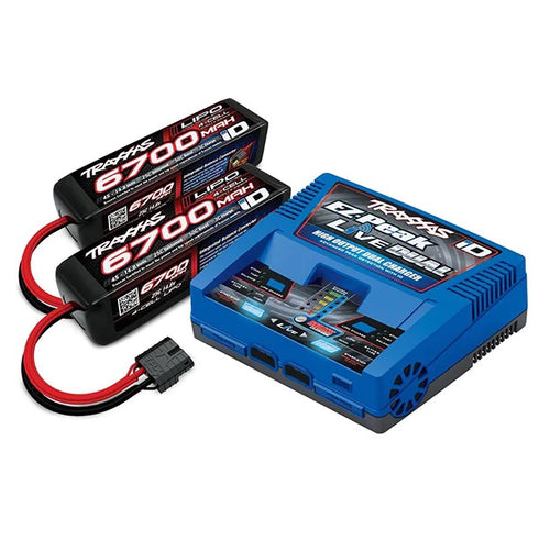 TRAXXAS 2997 - POWER CELL 8S 14.8V LIPO BATTERY / DUAL ID CHARGER COMPLETER PACK