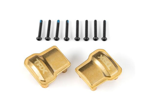 TRX-4M BRASS DIFF COVER (2) 8 GRAM TRA9787