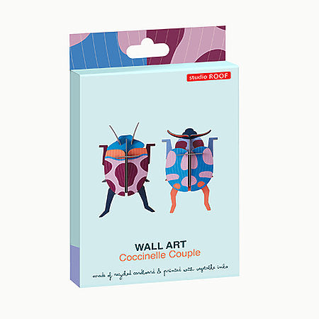Coccinelle Couple Beetle Wall
