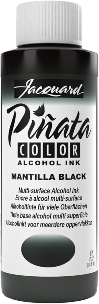 BLACK ALCOHOL INK 4 OZ
