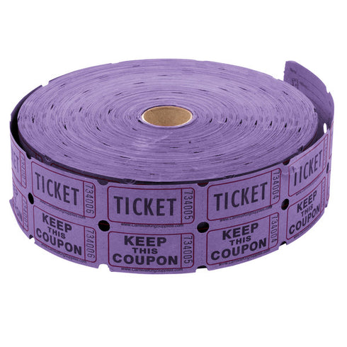 TICKET DOUBLE TICKETS PURPLE