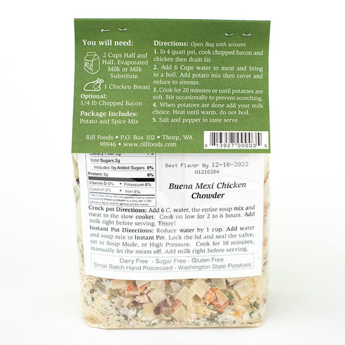BUENA MEXI CHICKEN CHOWDER - LARGE