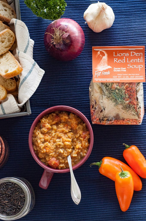 LION'S DEN RED LENTIL SOUP - LARGE