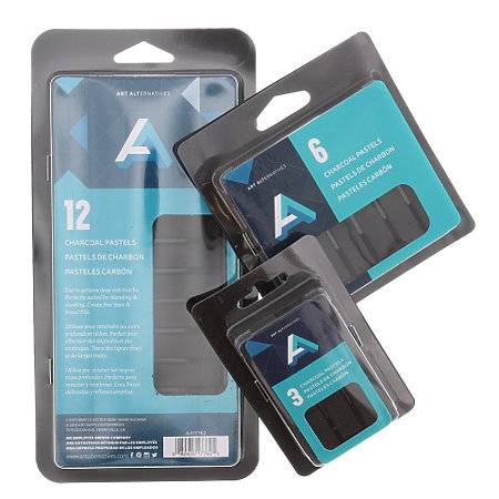 DRAW CHARCOAL DRAWING STICK 3 PK