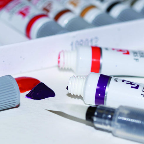 Pentel Arts Water Colors, Assorted, 5ml Tubes, 12 Color Set