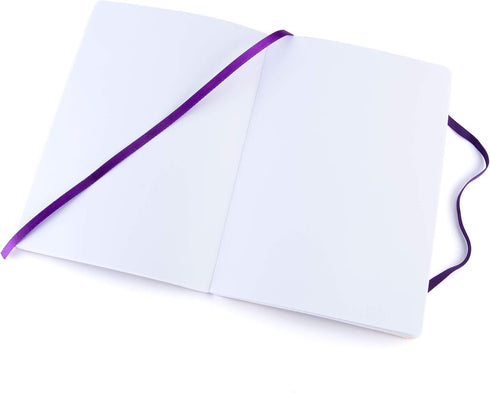 Pentalic 6" x 8" Pocket Sketchbook Traveler Journal, 160 Pages, Purple