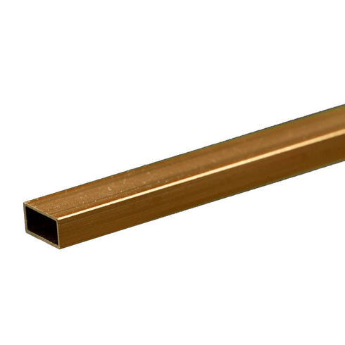 8266 RECT BRASS TUBE
