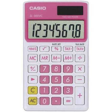 Casio Calculator Pink