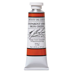 TRANSPARENT ORANGE IRON OXID OIL PAINT